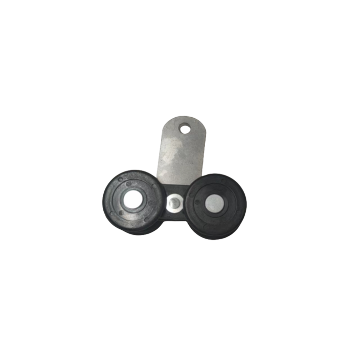 Truck and trailer roller assembly with two rollers